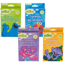 144 Spanish Flash Cards Kid Toddler Prek-K Learn Shape Color Number ABC Educate