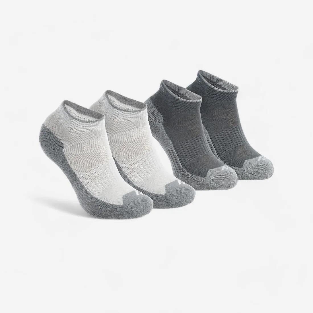 2 pairs of kids’ hiking socks MH100