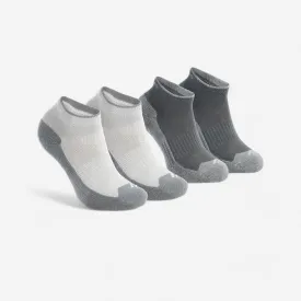 2 pairs of kids’ hiking socks MH100