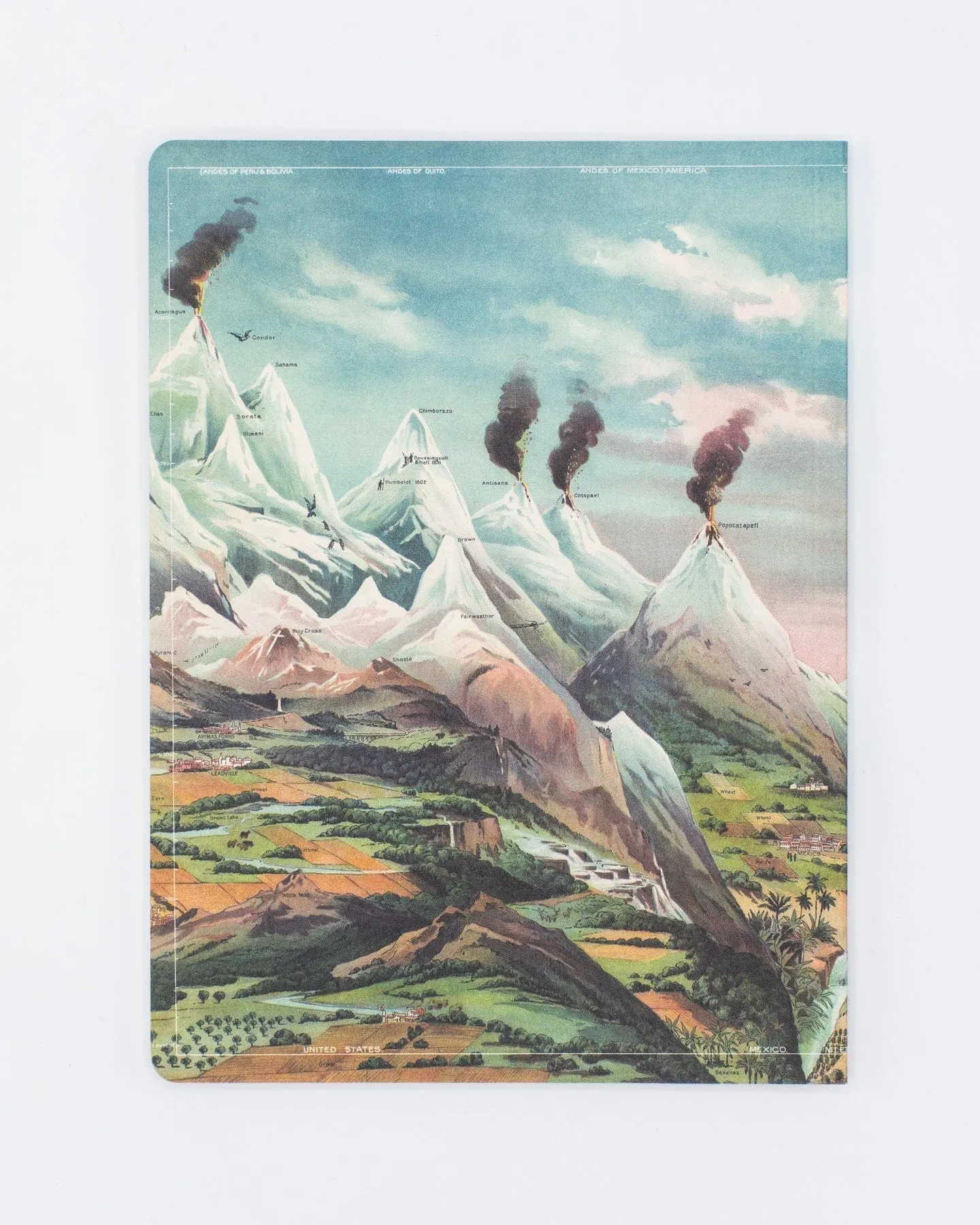 Ascending Regions Softcover Notebook - Dot Grid
