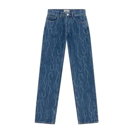 Baggy Jeans Tattoo Laser Denim