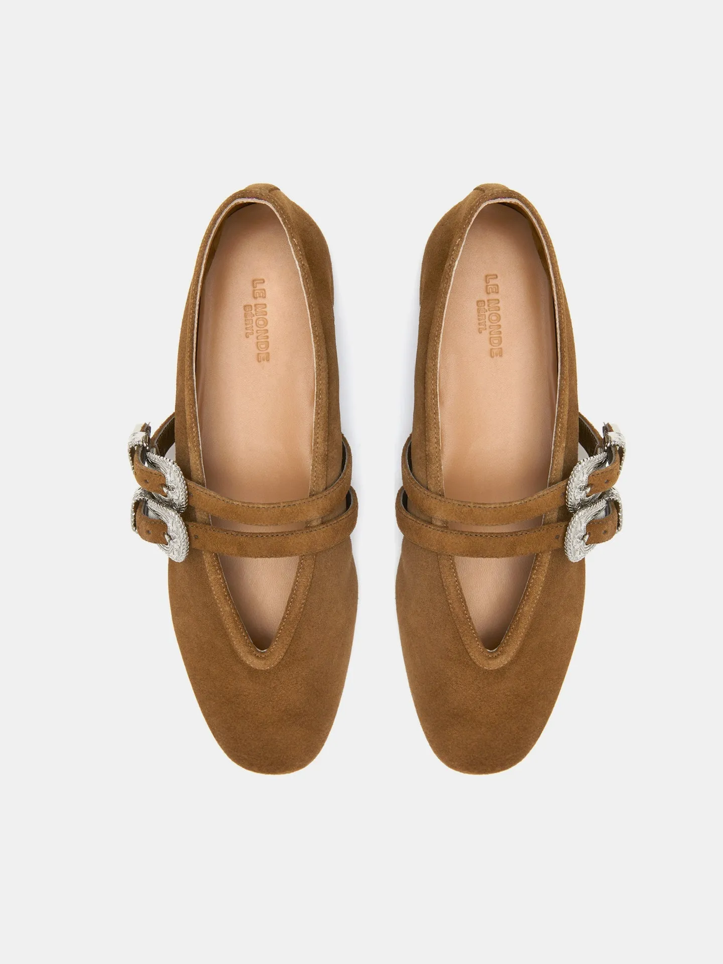 Ballet Claudia Slipper / Taupe Suede