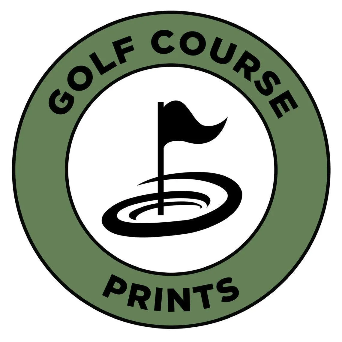Blue Rock Springs, California - Printed Golf Courses