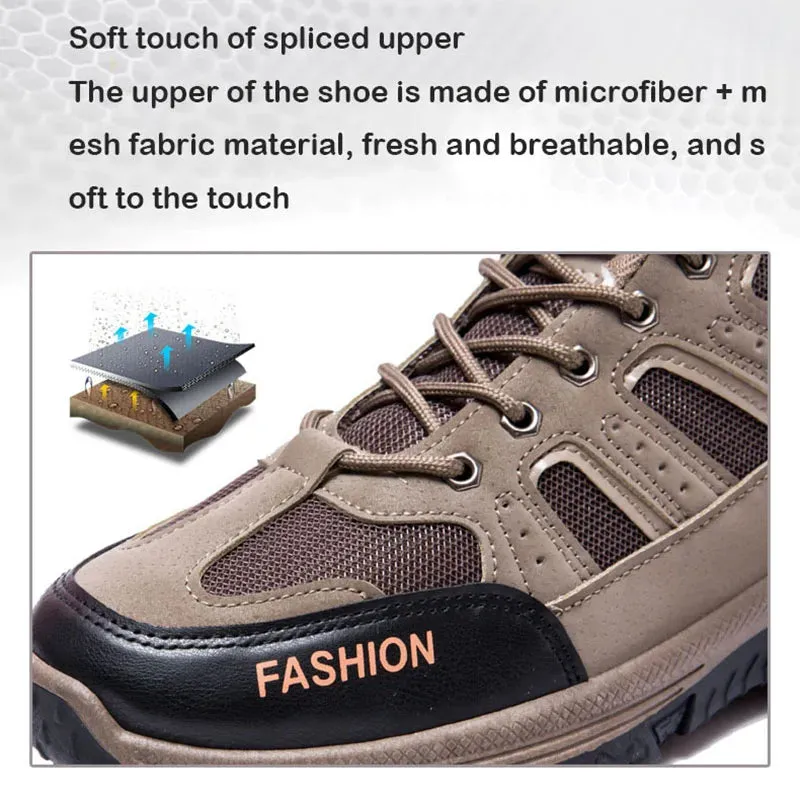 Breathable Non-Slip Outdoor Hiking Shoes Mountain Climbing Hunting Shoes for Men