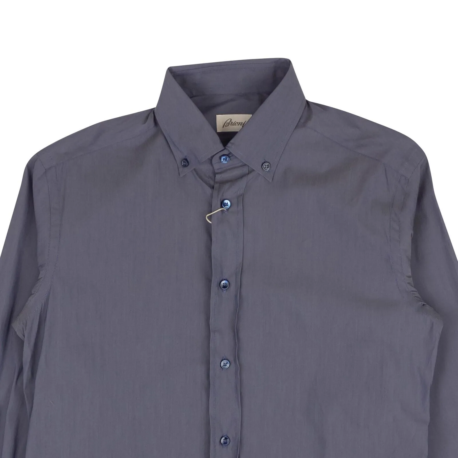 Brioni Slim Fit Dress Shirt - Indigo