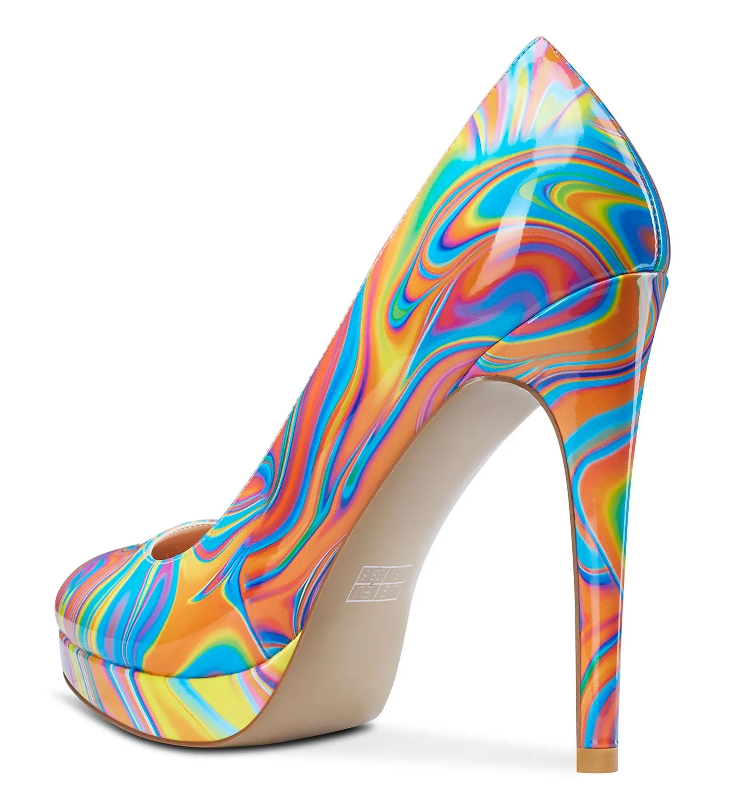 CASTAMERE Womens High Heels Platform Pumps Slip-on Stilettos 12CM Heel Office Dress Fashion Shoes