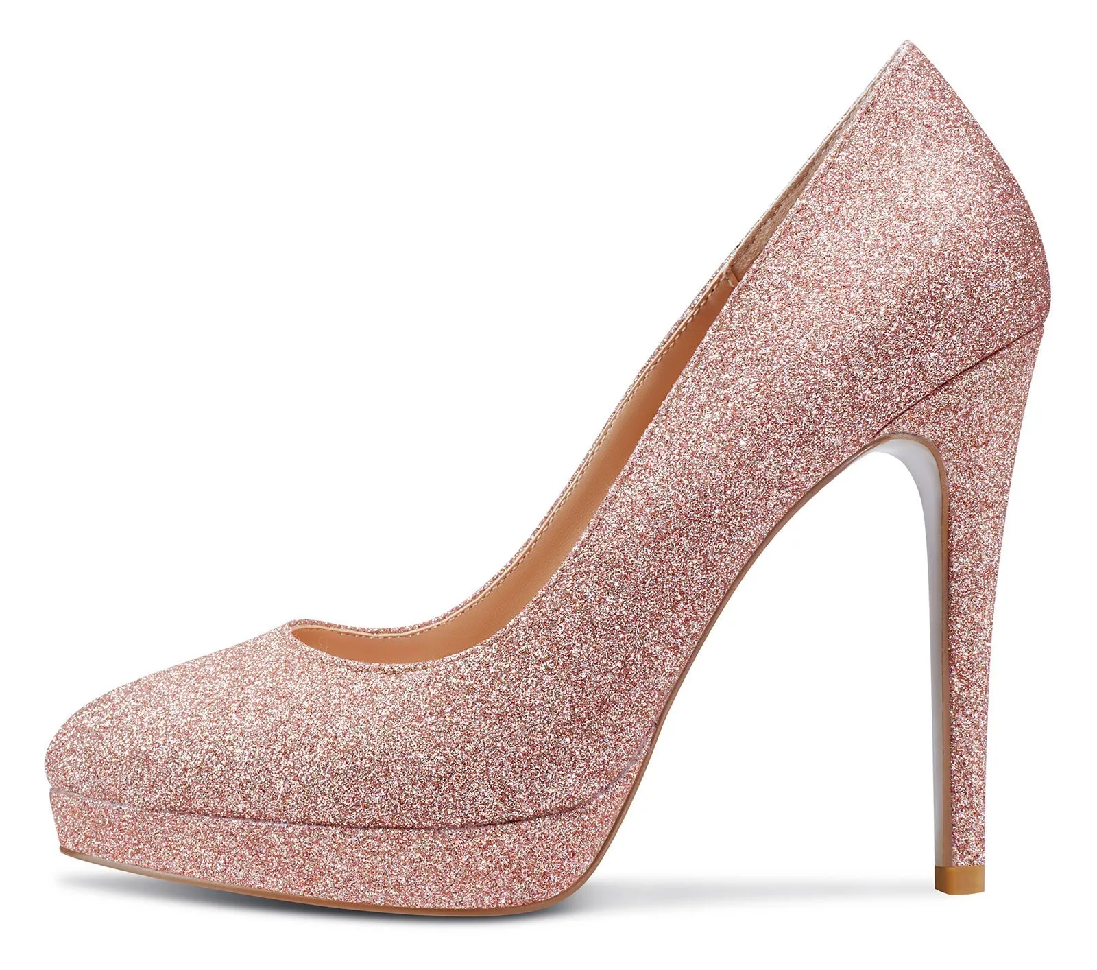 CASTAMERE Womens High Heels Platform Pumps Slip-on Stilettos 12CM Heel Office Dress Fashion Shoes