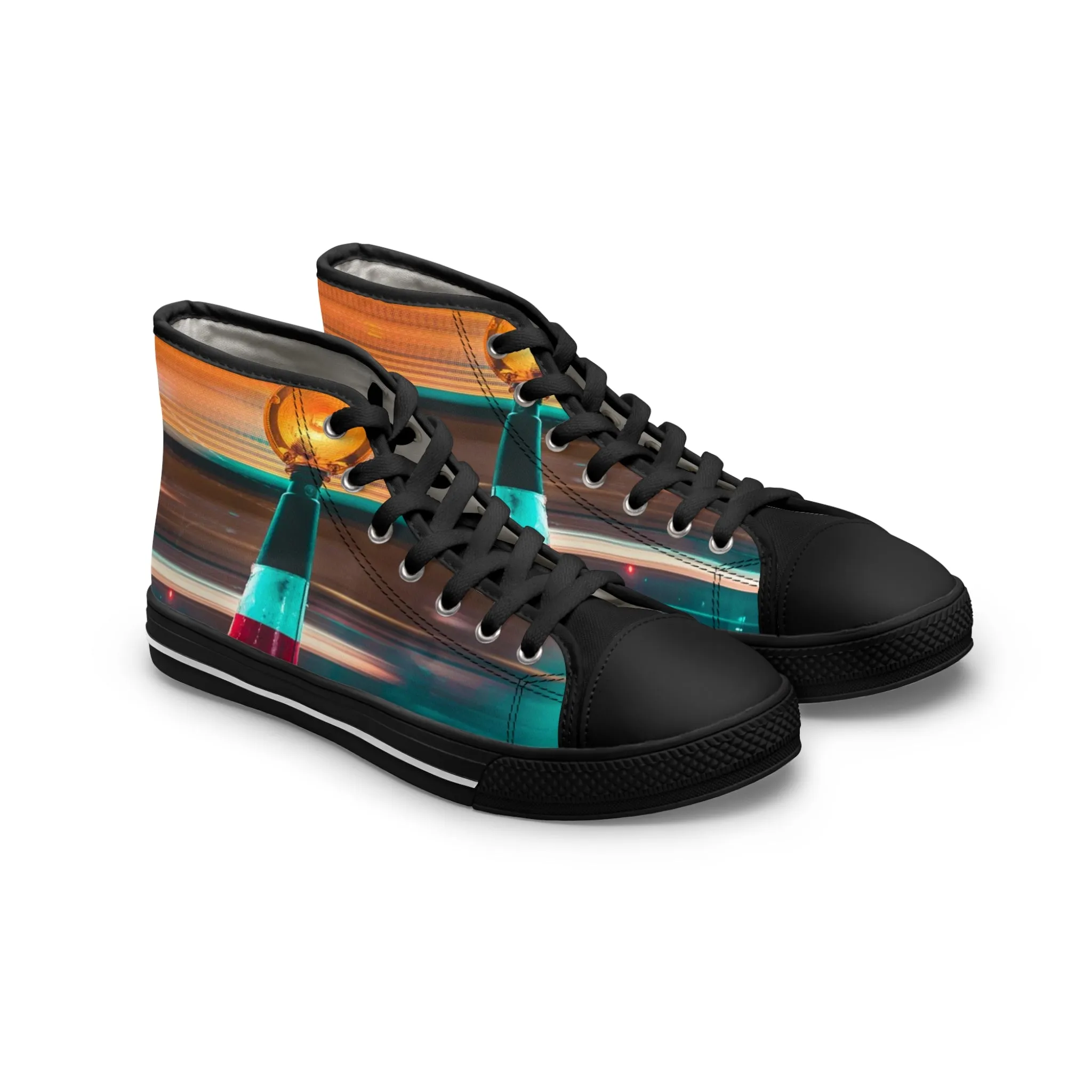 CAUTION -Women's High Top Sneakers