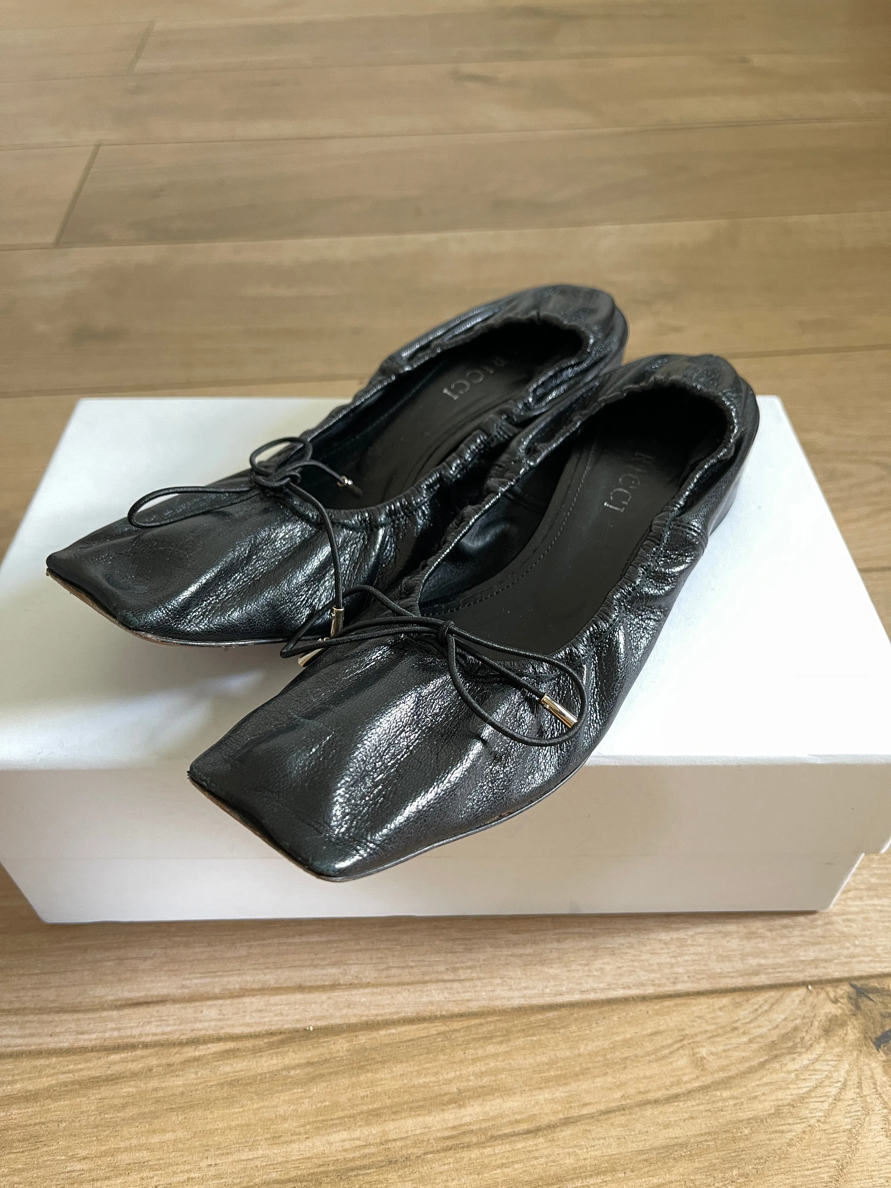 eu36,  real leather ballet flats, nina ricci