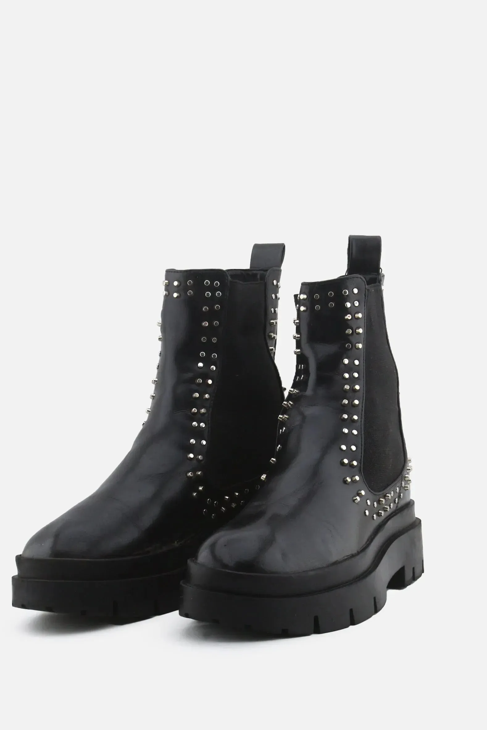 Express Stretchable Stilettos Ankle Boots | Textile