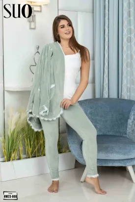 Femine 3 Piece Pijama Set