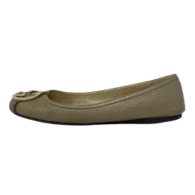 Gucci Metallic GG Ballet Flats 34.5