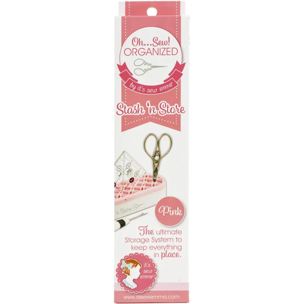 It's Sew Emma OhSew! Organised Stash 'n Store - Pink