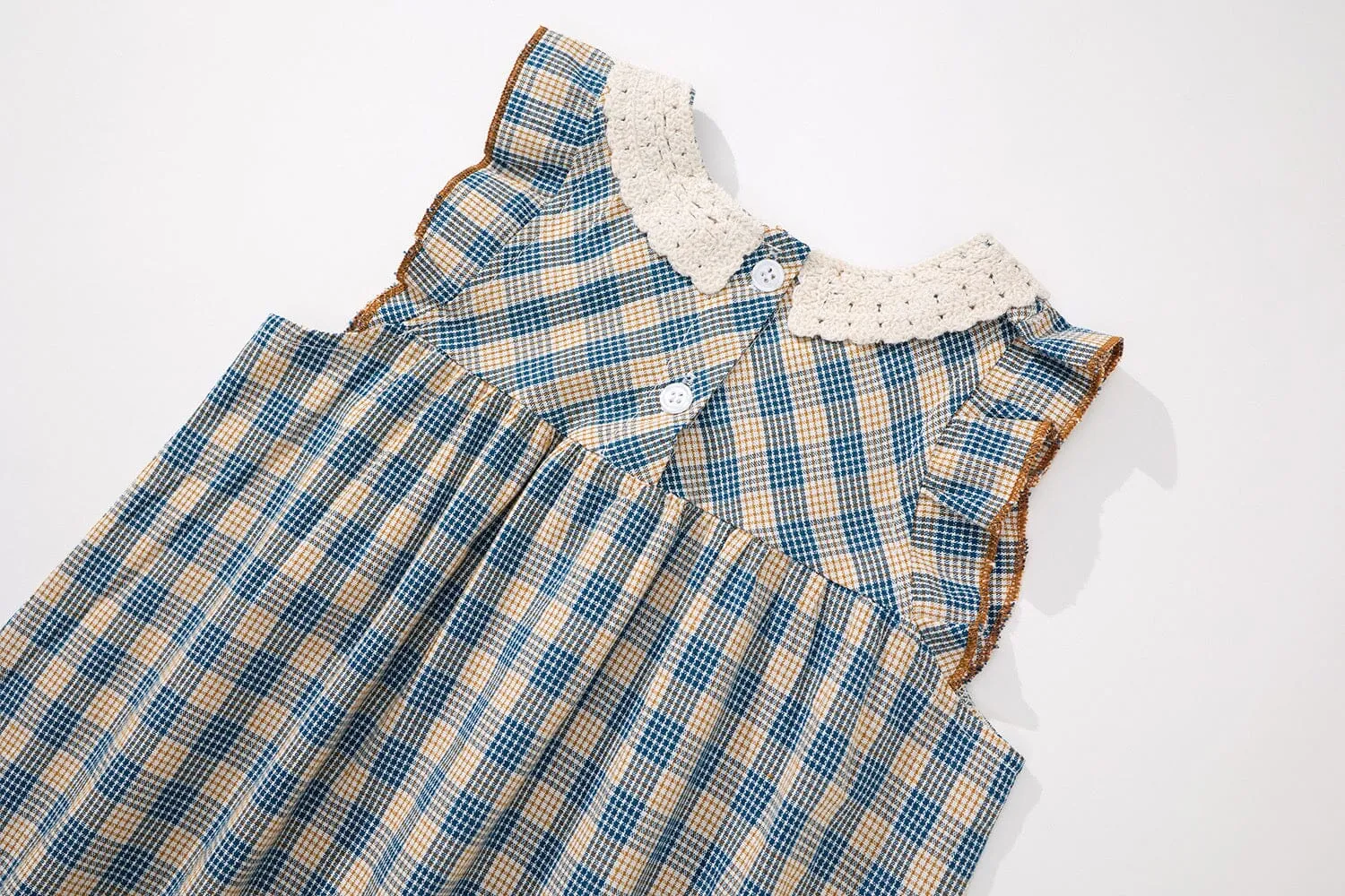 Joanna Plaid Sleeveless Dress
