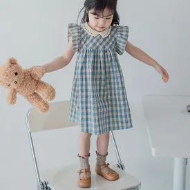 Joanna Plaid Sleeveless Dress