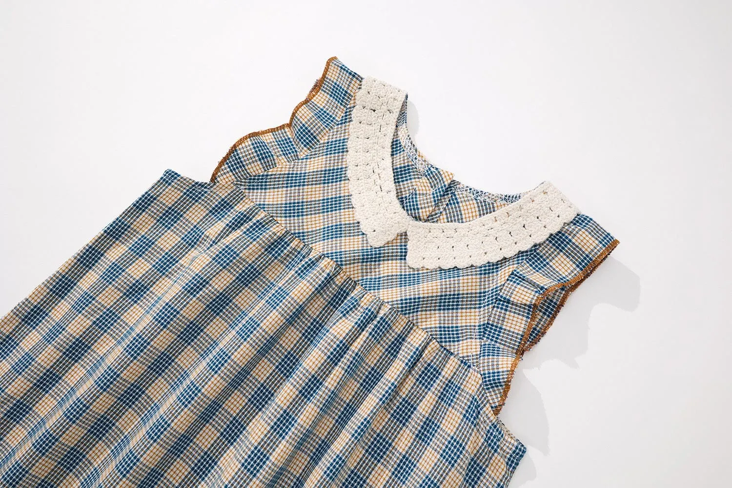 Joanna Plaid Sleeveless Dress