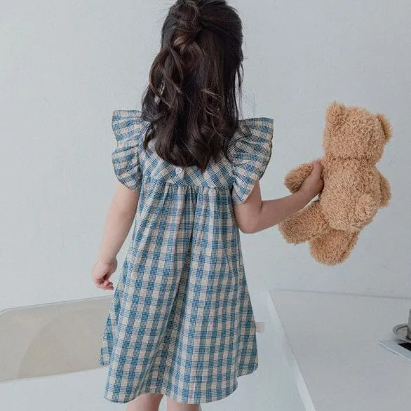 Joanna Plaid Sleeveless Dress