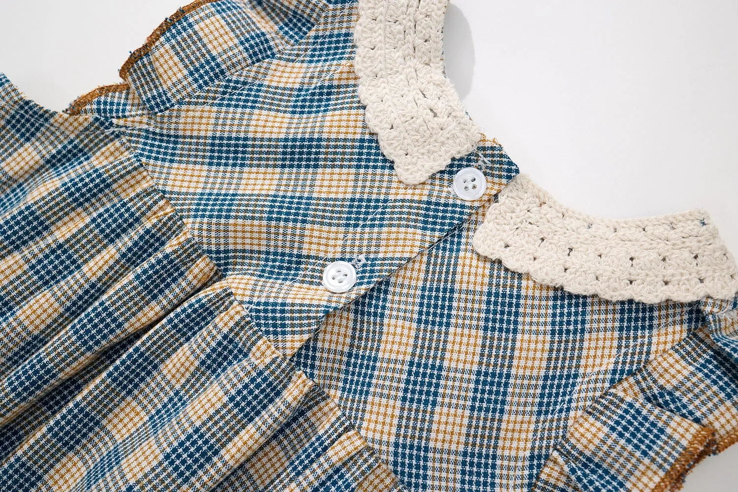 Joanna Plaid Sleeveless Dress