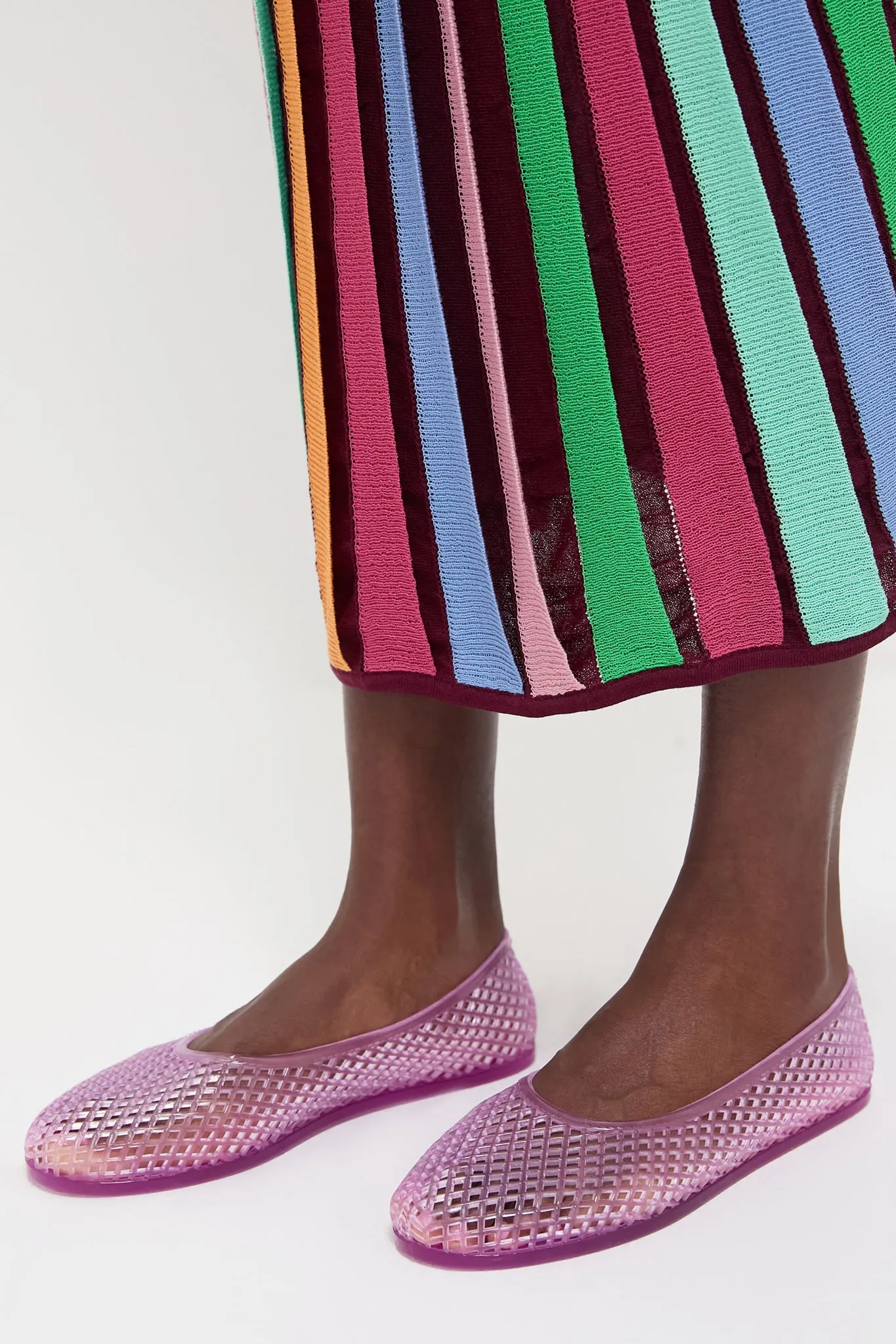 Lilac Iro Jelly Flats