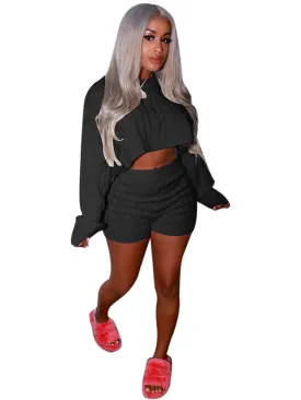 Long Sleeve Sweater Sets Cable Knit