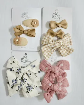 Mix & Match Hair Clips/Bows