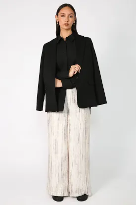ranging contrast pant / ivory marle