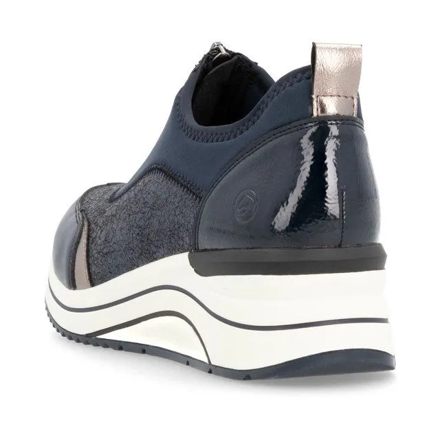 Remonte Womens Shoe D0T08-12  Blue Combi