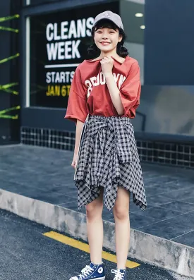 Round Collar Loose Brooklyn T-shirt