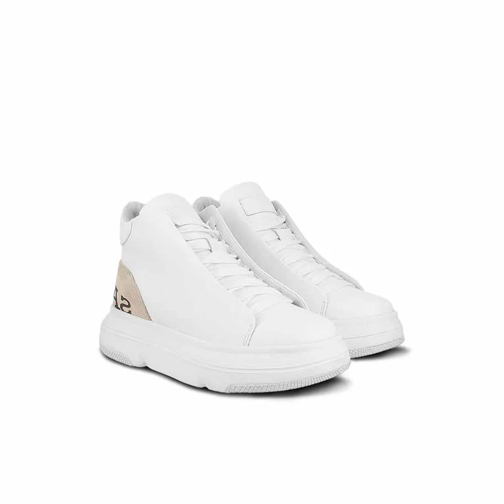 Saint G White Leather Handcrafted Sneakers