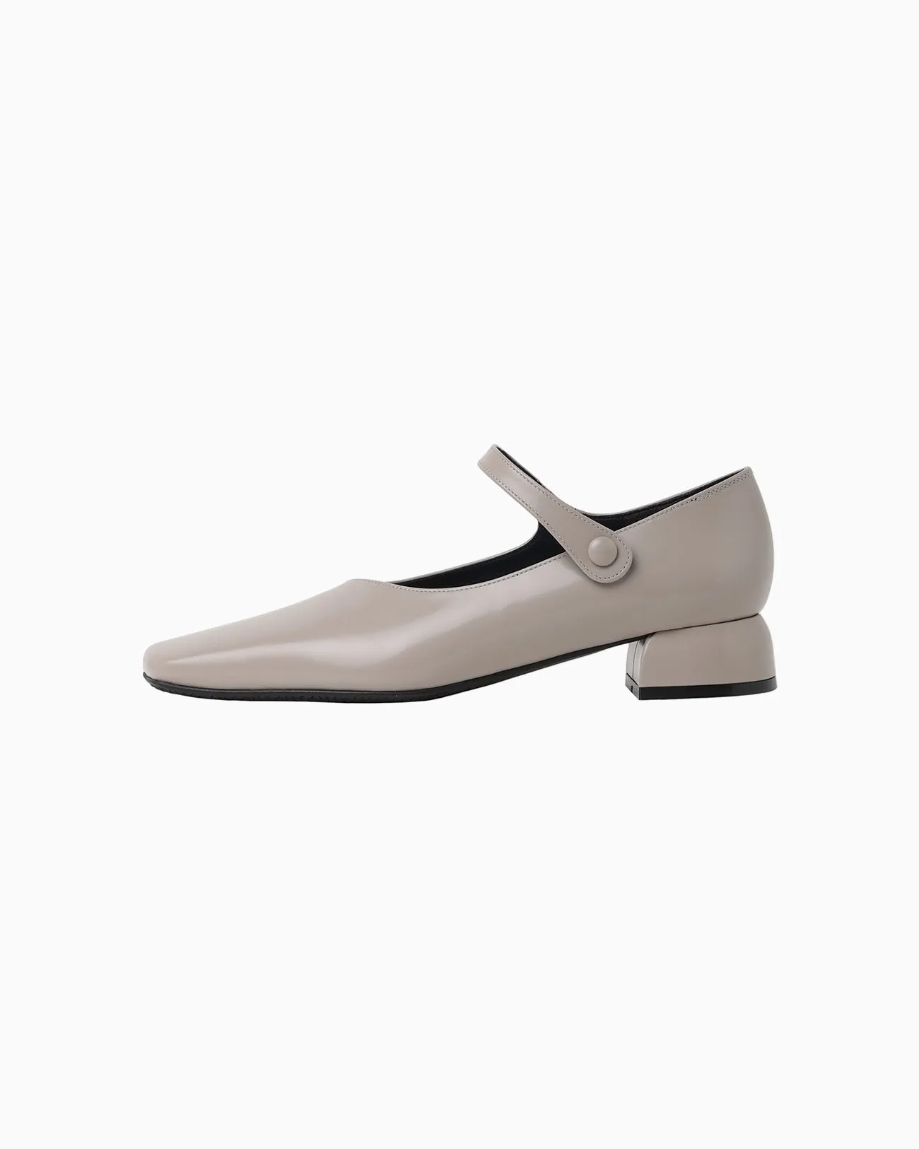 Square Toe Strap Heels