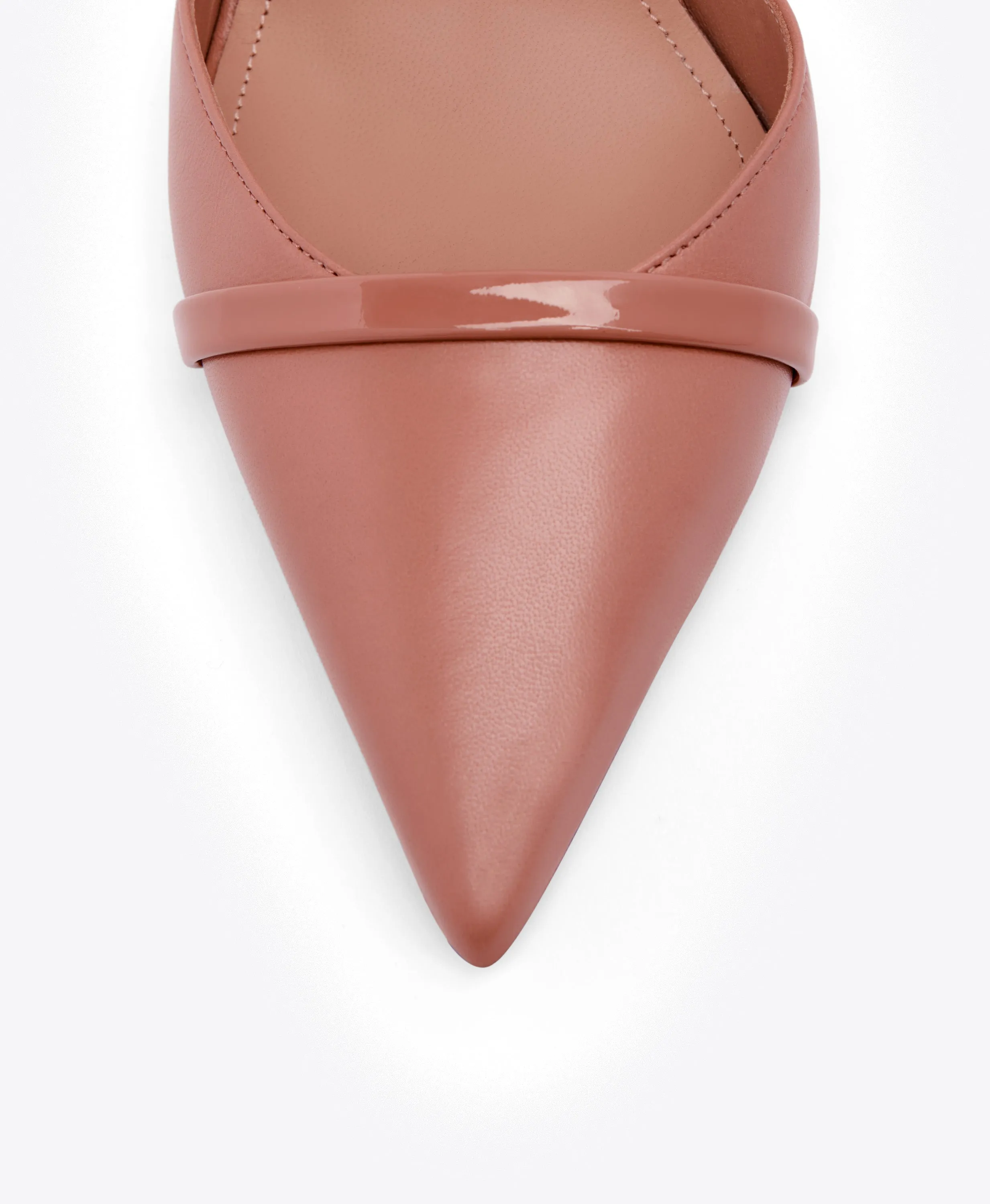 Uma 90 Pink Leather Mules