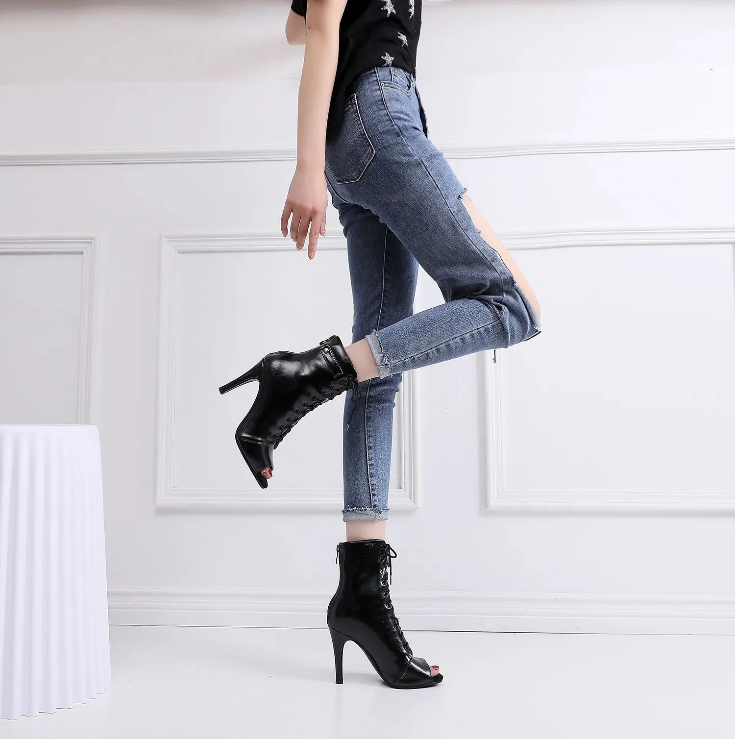 Women's  Brand Party Boots Women's Sexy stilettos High Heels Footwear Women Latin dance heels shoes Latin 2020 For Ballroom